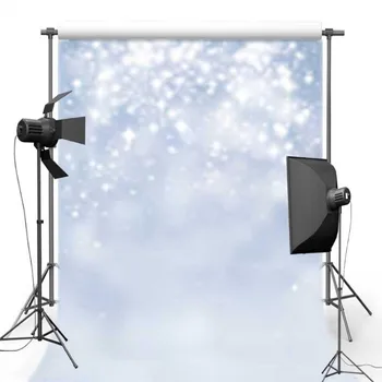 

Silver Sparkly Blue backdrop Vinyl cloth High quality Computer print wall photo studio background