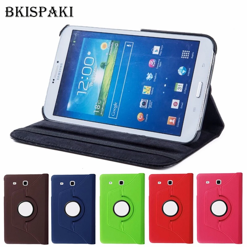 360 Вращающийся Смарт Tablet PC Обложка для samsung Galaxy Tab 3 8 0 SM-T310/T311/T315 искусственная кожа