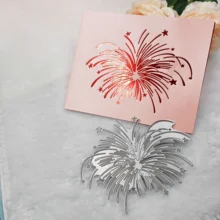Романтический фейерверк металлический режущий штамп абсолютно процесс тиснения тиснение открыток изготовление поздравительных открыток сделай сам