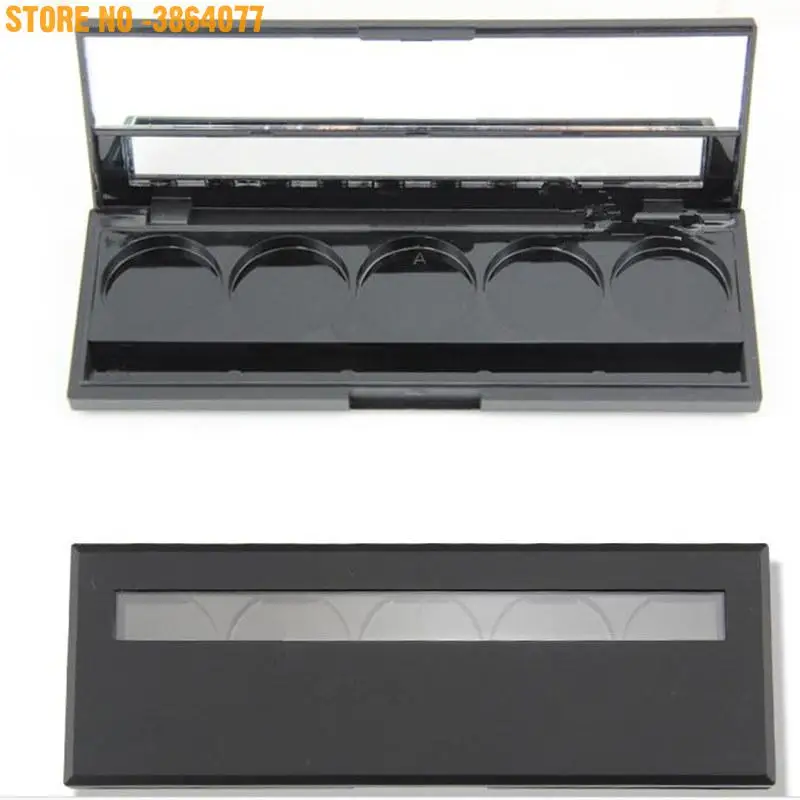 Empty eye shadow container refillable small eyeshadow case box jar with