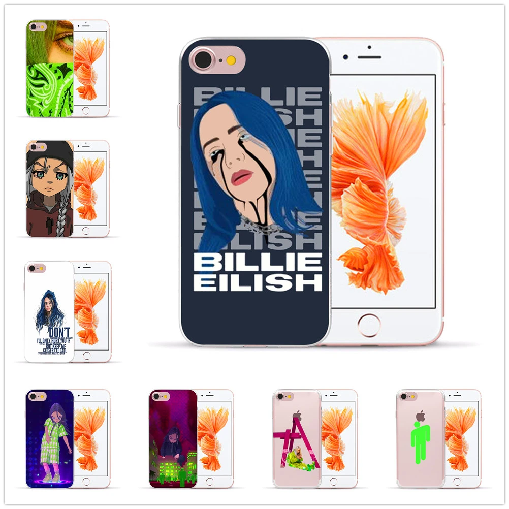 Billie Eilish You Should See Me In A Crown Luxurious Clear Tpu Phone Case For Iphone 8 7 6 Plus X Xs Xr Xmax 5 Coque Shell Half Wrapped Cases Aliexpress