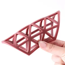 Многослойный полосатый изоляционный коврик нескользящий Настольный коврик Чайный подстаканник в полоску изоляционный коврик для кухни, столовой и бара A1