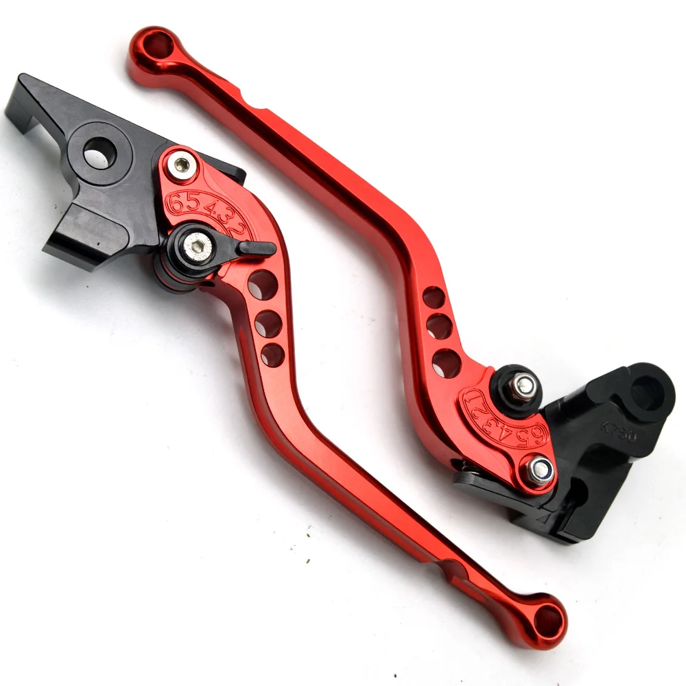 Короткие и длинные для Gilera GP 800 GP800 2007 2009 2008 аксессуары мотоциклов ЧПУ Рычаги Тормозная система сцепления - Цвет: Regular-Red