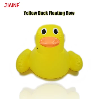

JIAINF Hot Selling Giant Yellow Duck Pool Swimming Float Inflatable Pool party toy Swimming Floating Row