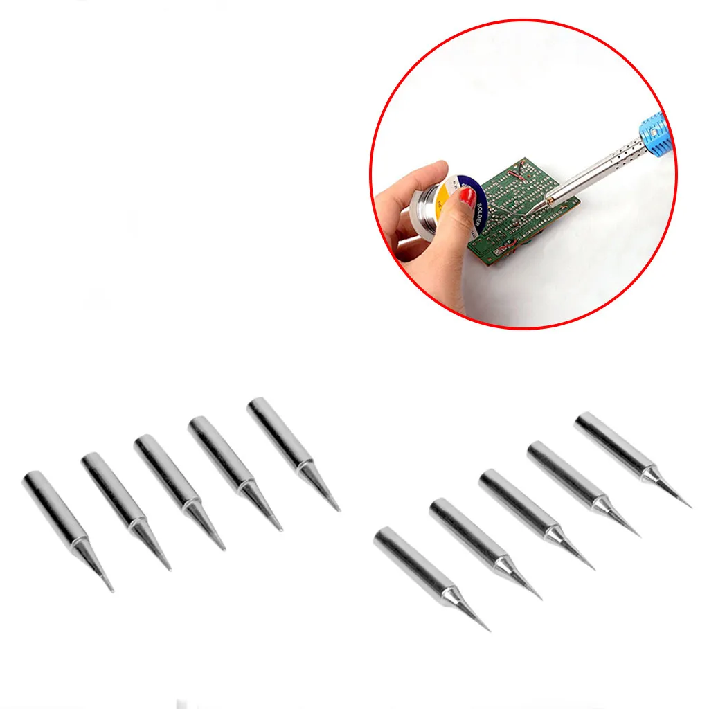 

2019 New 60W 10pcs Tool Soldering Iron Kit Electronics Welding Adjustable Temperature #NN0213