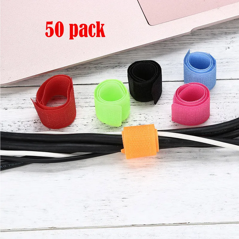 

50X Cable Management Organizer Cord Wire Cover Hider Sleeves PC TV