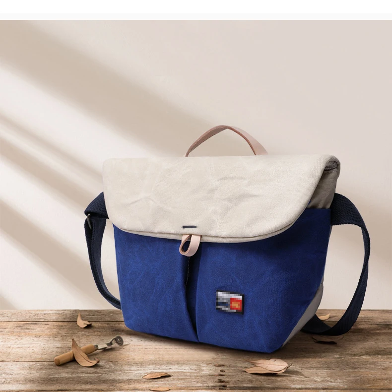 

High-capacity The single shoulder bag Slanting Man travel Multiple pockets Restoring ancient ways Canvas