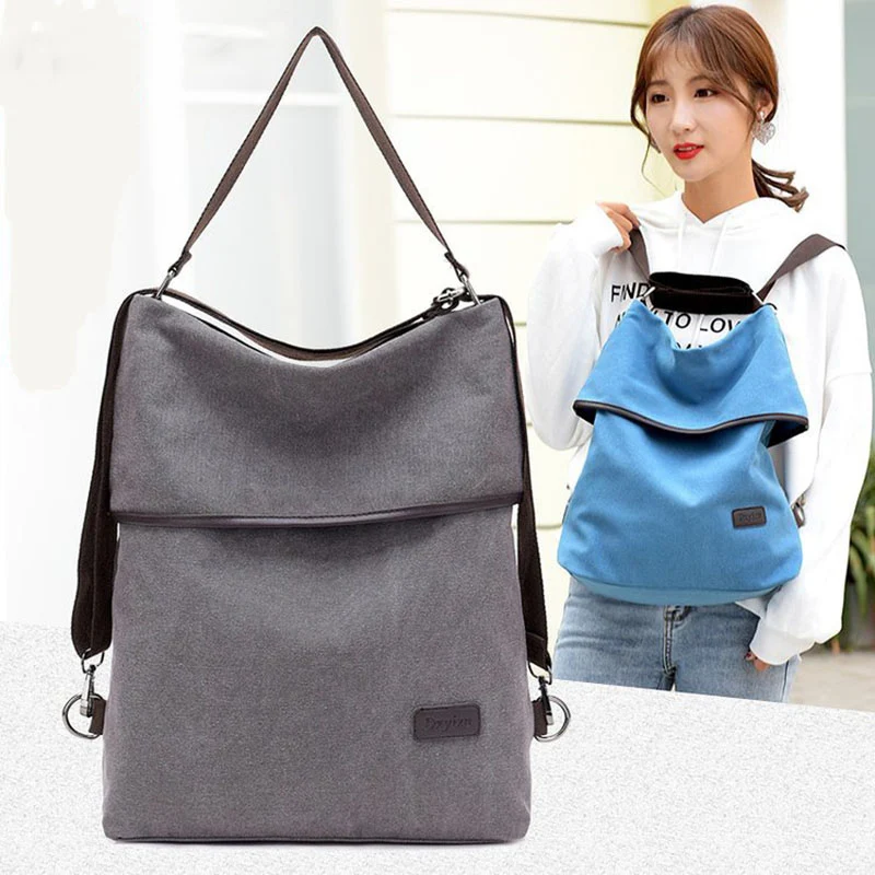 

2019 New Fashion Female Handbag Lady Girls Casual Canvas Handbag Shoulder Bag Multifunctional Women Messenger Bag