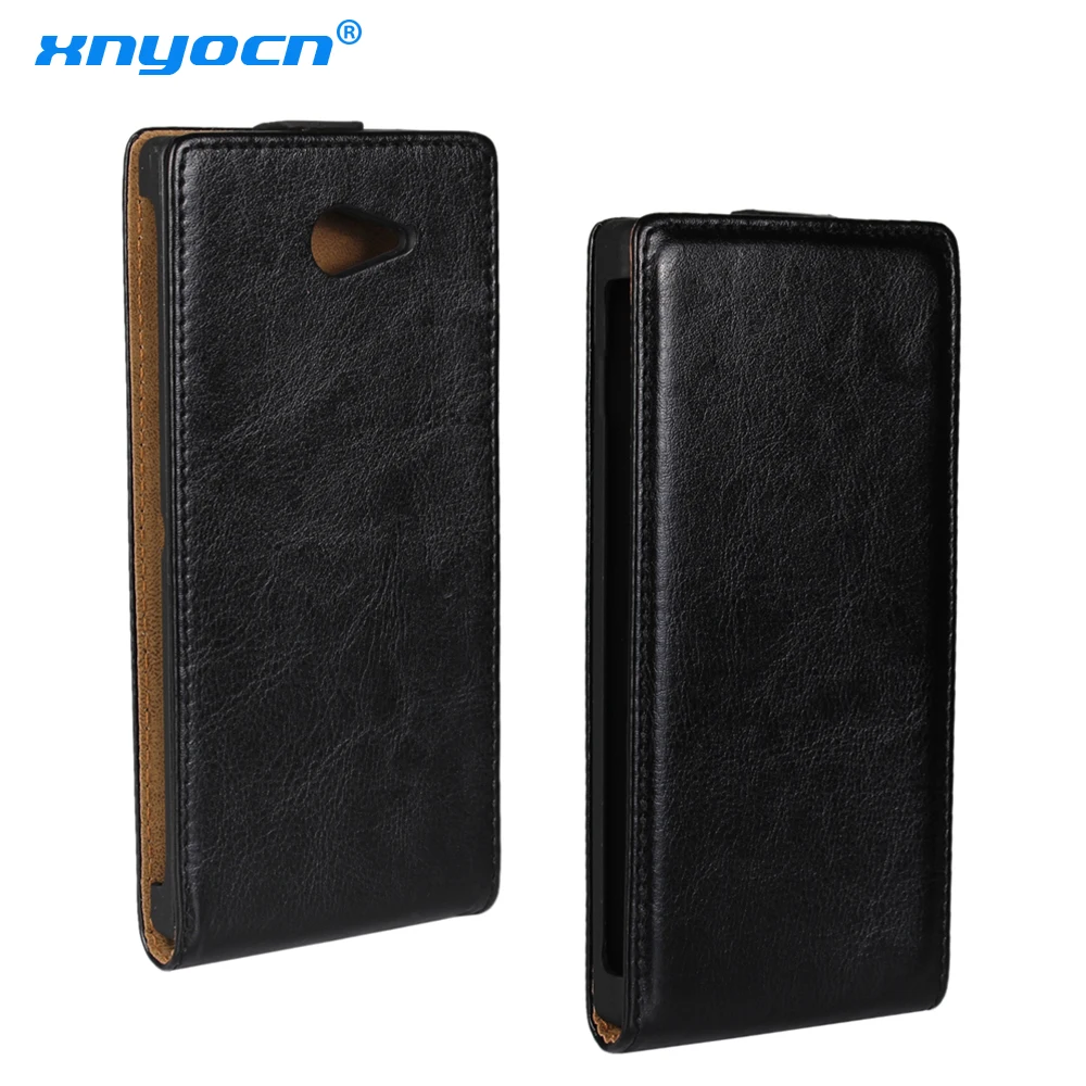 For Sony Xperia M2 Case Leather Flip Cover for Phone S50h D2302 D2303 | Мобильные телефоны и аксессуары