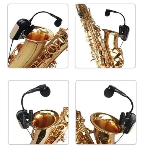 ACEMIC PR-8/ST-1 Wireless Saxophone Microphone True diversity 80M Trumpet Saxo Mic Wireless Saxophone System