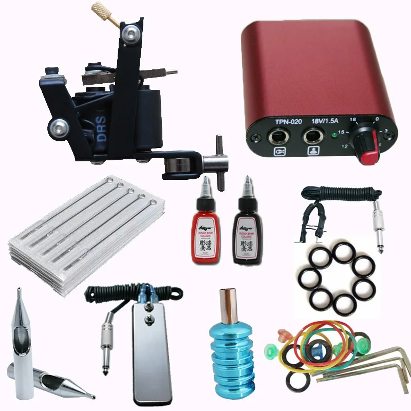

Tattoo Machine Set Motor Machine Power Line Thread Color Student Tattoo Set TK151 Beauty Tools