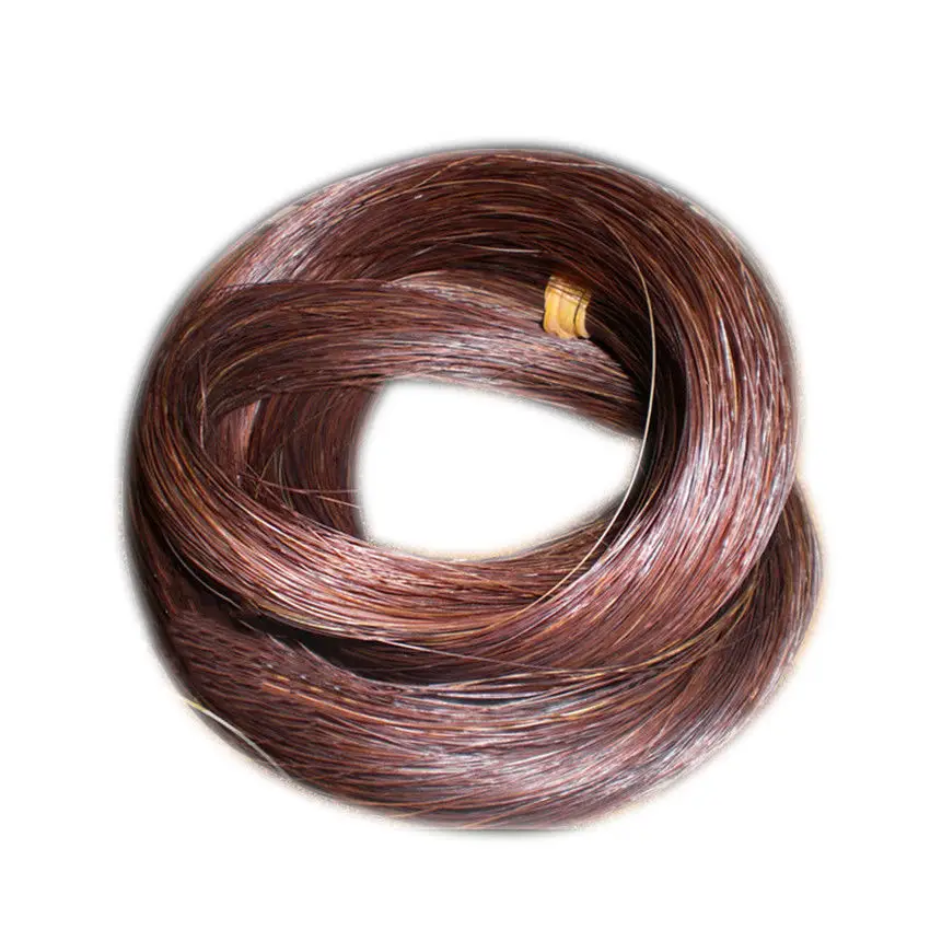 

50 gram 81-84 cm Brown Horse Hair Rehair Violin Viola Cello Bass Bow Monogolia