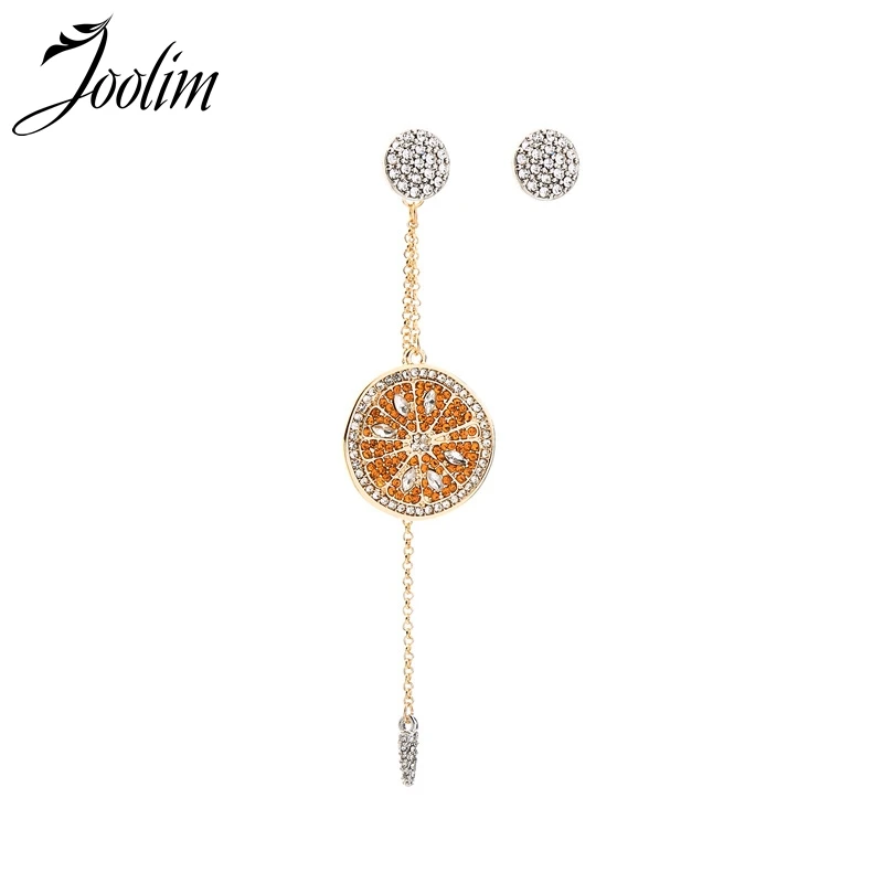 

Joolim Cute Lemon Slice Asymmetric Earring Mismatching Earring Summer Earring 2019