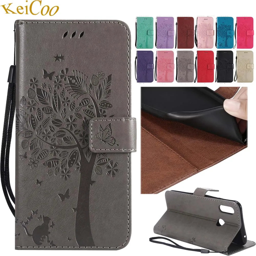 

3D Embossing Phone Case For HUAWEI Honor 8X PU Leather Covers For HUAWEI JSN-LX1 JSN L21 Honor8X TPU Book Flip Case Full Housing