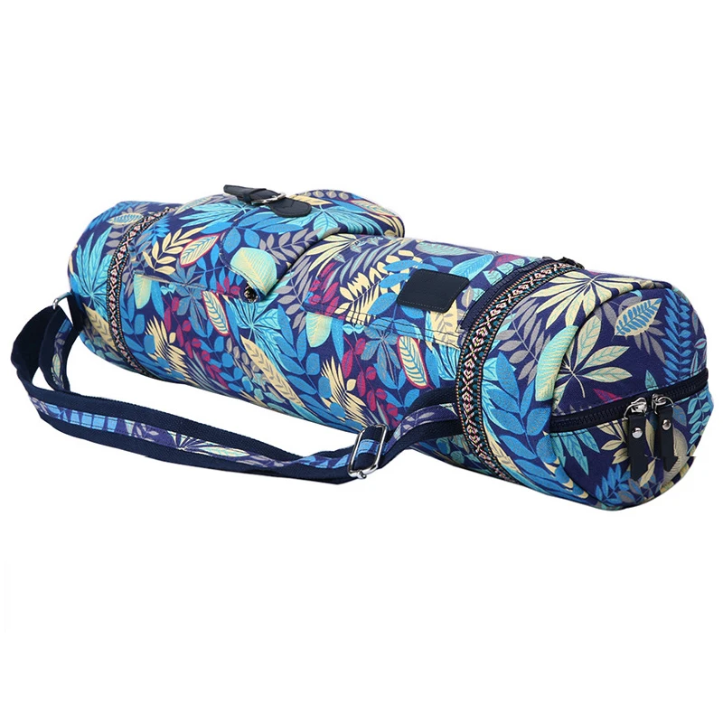 71x17 cmYoga Mat Bag Carrier Durable Canvas Cotton Yoga Backpack Yoga Bag Carry Strap Drawstring Bags Pilates Mat Bag