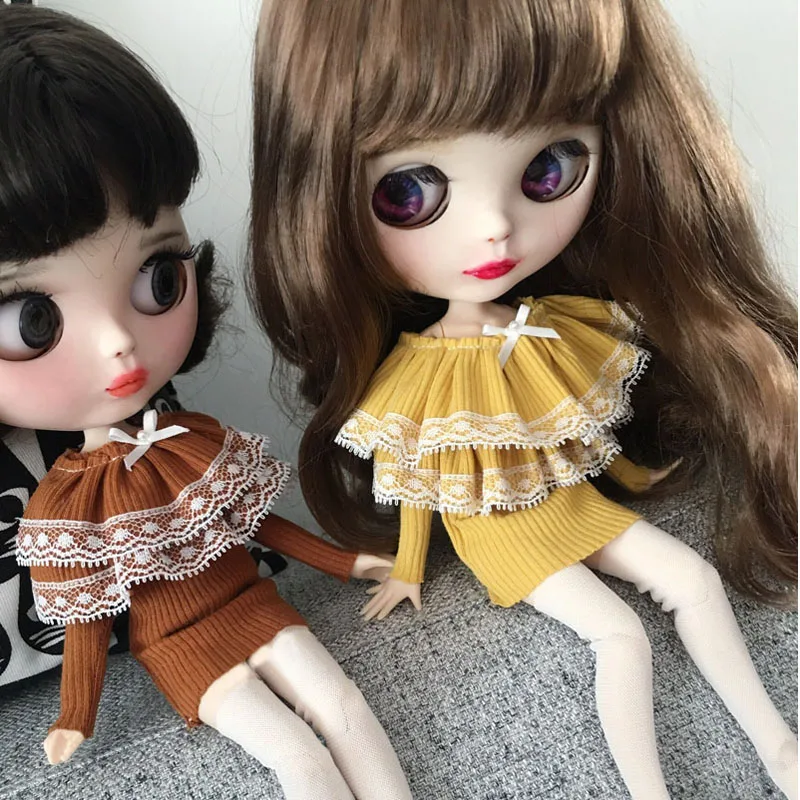 1 шт. симпатичная 1/6 Blyth Одежда для кукол Outifts для Barbies, Azone S, Obitsu 24 кукольные аксессуары