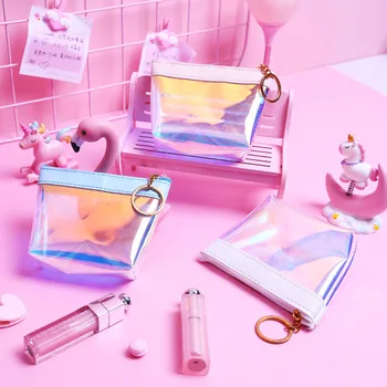 

Transparent Coin Purses Women Wallets Small Cute Card Holder Key Money Mini Bag For Girls Ladies Purse Fashion Change Pouch