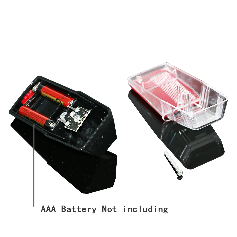 Cheap JS Red LED Bike Rear Light Mount on the Fender with Battery Safety Warning Bicycle Tail light Lamp Bycicle Accessories  MTB 4