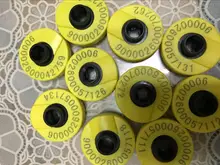 134.2khz ISO11784 ISO11785 rfid ear tag for animal cattle sheep pig management 100pcs/lot
