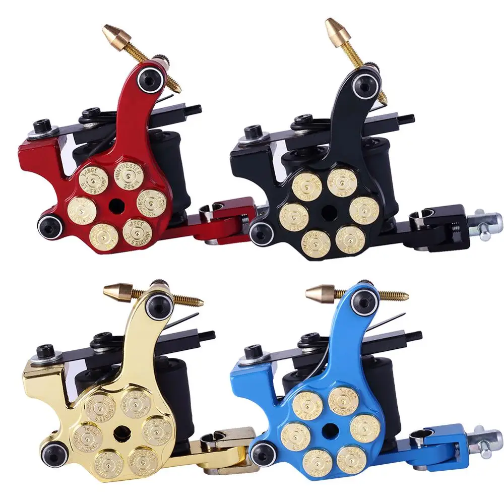 

Tattoo Gun Rotary Tattoo Machine Shader & Liner 4 Colors Tatoo Gun Kits Power Supply For Artists Permanent Makeup Machine