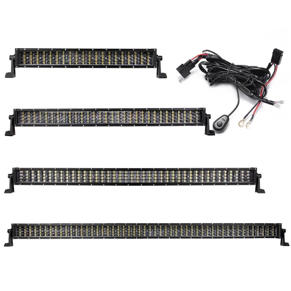 

OFFROAD 21 to 51 INCH LED LIGHT BAR 12V 24V CAR SUV TRUCK TRAILER PICKUP 4WD ATV TRACTOR WAGON CAMPER COMBO ROOF CURVED STRAIGHT