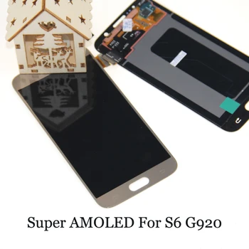 

Super AMOLED LCDS For Samsung GALAXY S6 G920 G920F LCD Display Touch Screen Digitizer Assembly Free Tools 1pcs