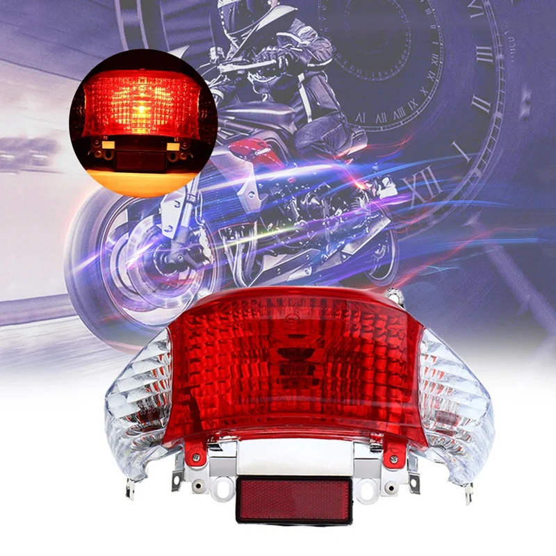 Для мотоцикла Gy6 скутер 50Cc задний фонарь светодиодный индикатор поворота для