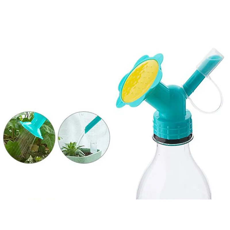 

Convenient and useful double proboscis plant watering sprinkler irrigation device shower nozzle gardening watering tools.