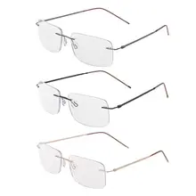 Ультра-светильник, прогрессивные Мультифокальные очки для пресбиопии, умные очки для чтения, унисекс, без оправы