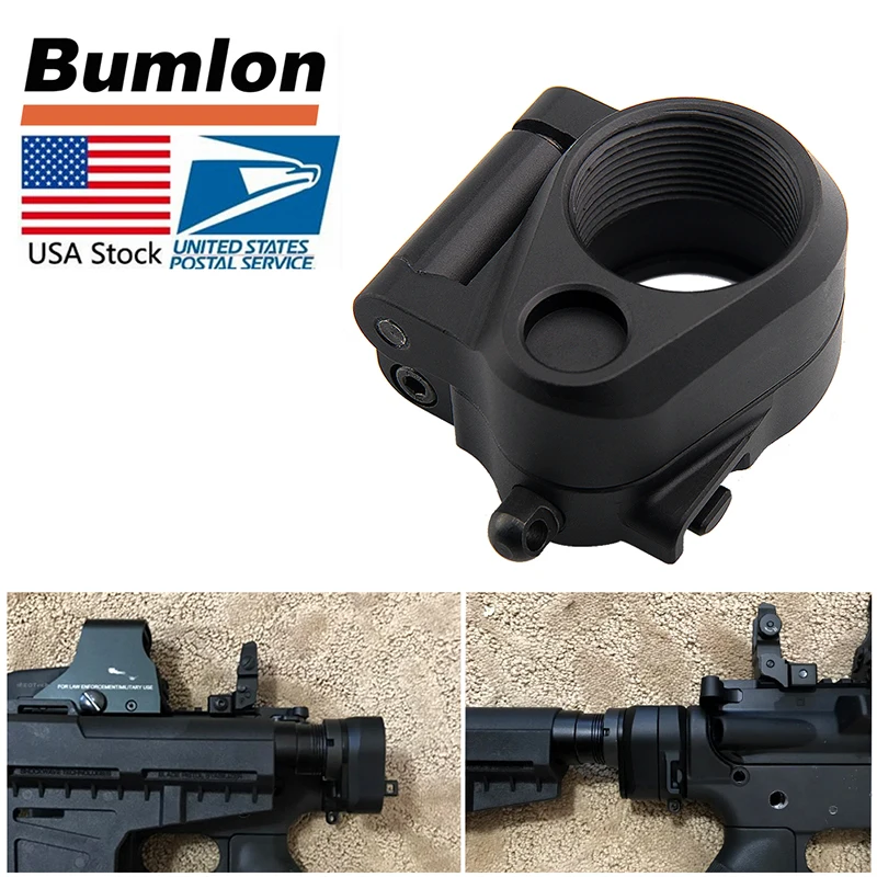 Tactical AR Folding Stock Adapter Airsoft Hunting Accessory For M16/M4 SR25 Series GBB(AEG) 2-0042 | Спорт и развлечения