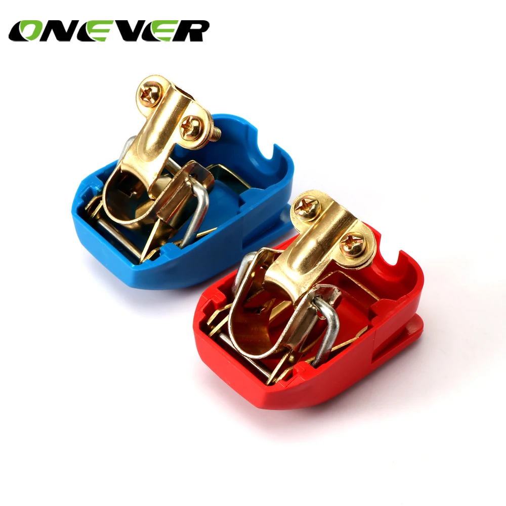 

Onever Car Style Pair of 12V Quick Release Battery Terminals Clamps for Car Caravan Boat Motorhome