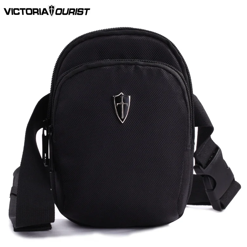 VICTORIATOURIST mini waist bag men/ fanny packfor men/fashionable waist pack/waterproof nylon
