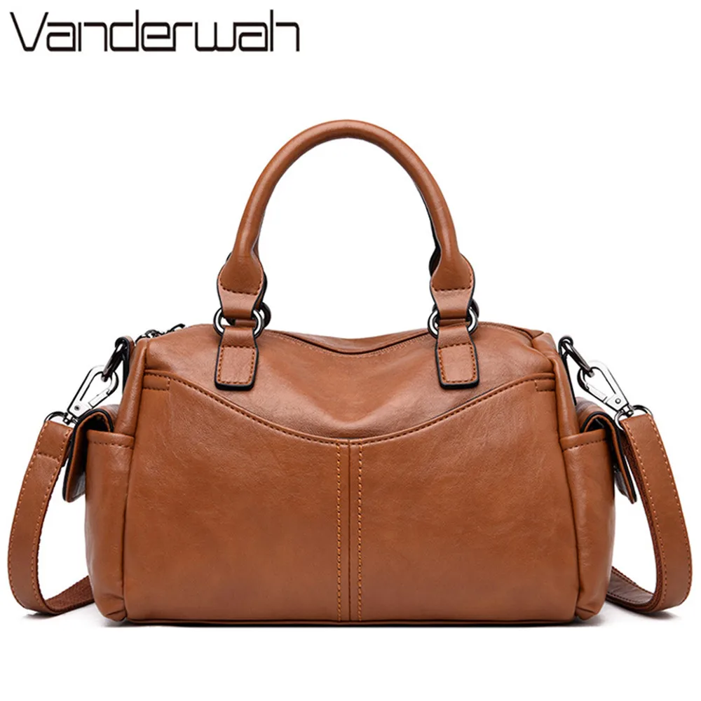 

Vintage Quality Leather Luxury Handbags Women Bags Designer Ladies Small Hand Bags For Women Crossbody Bag Sac A Main Femme Tote