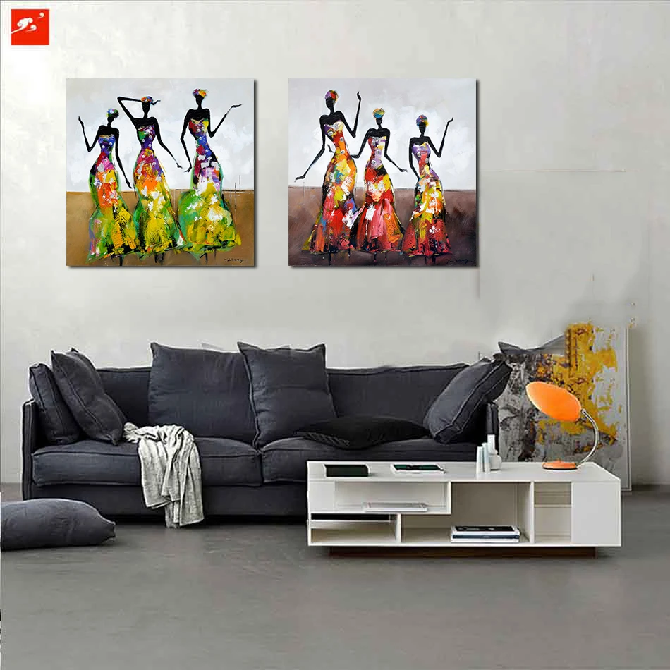 Abstract afrikaanse schilderijen promotie winkel voor promoties ...