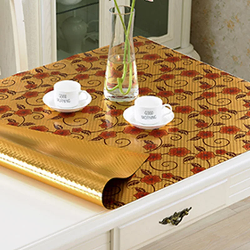 

BALLE Tablecloth PVC Waterproof Table Cover Kitchen Plastic Soft Glass 1.0 mm Table Cover - Pastoral Style
