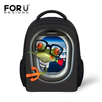 

Zoo Animal Frog Duck Printing Kid School Bags Child Schoolbag for Kindergarten Girl Baby Mochila Infantil Student Boy Bookbag