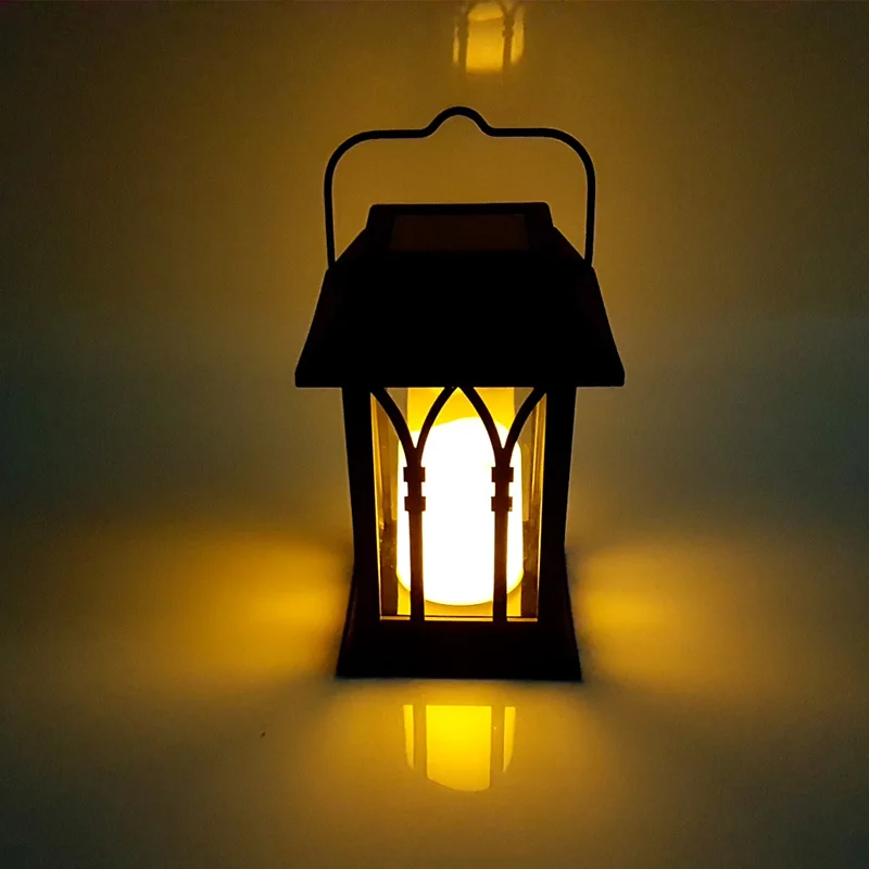

Solar Power Waterproof LED Candle Light Garden Lawn Decor Path Street Hanging Lantern Lamp CLH@8