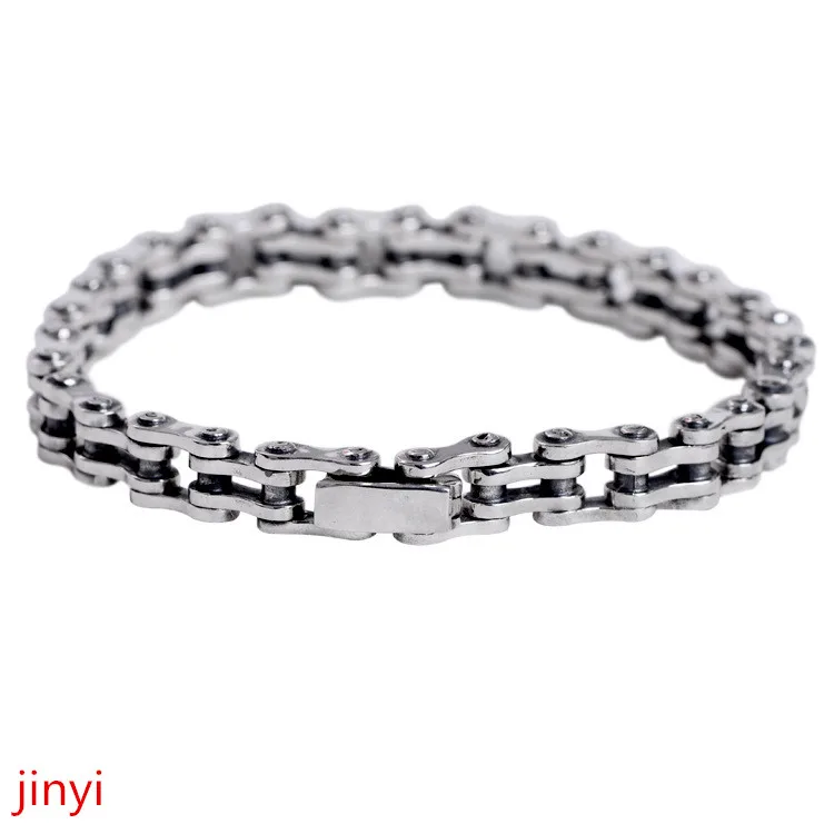 

KJJEAXCMY Fine jewelry S925 pure silver locomotives men's boutique Bracelet single male domineering Silver Bracelet