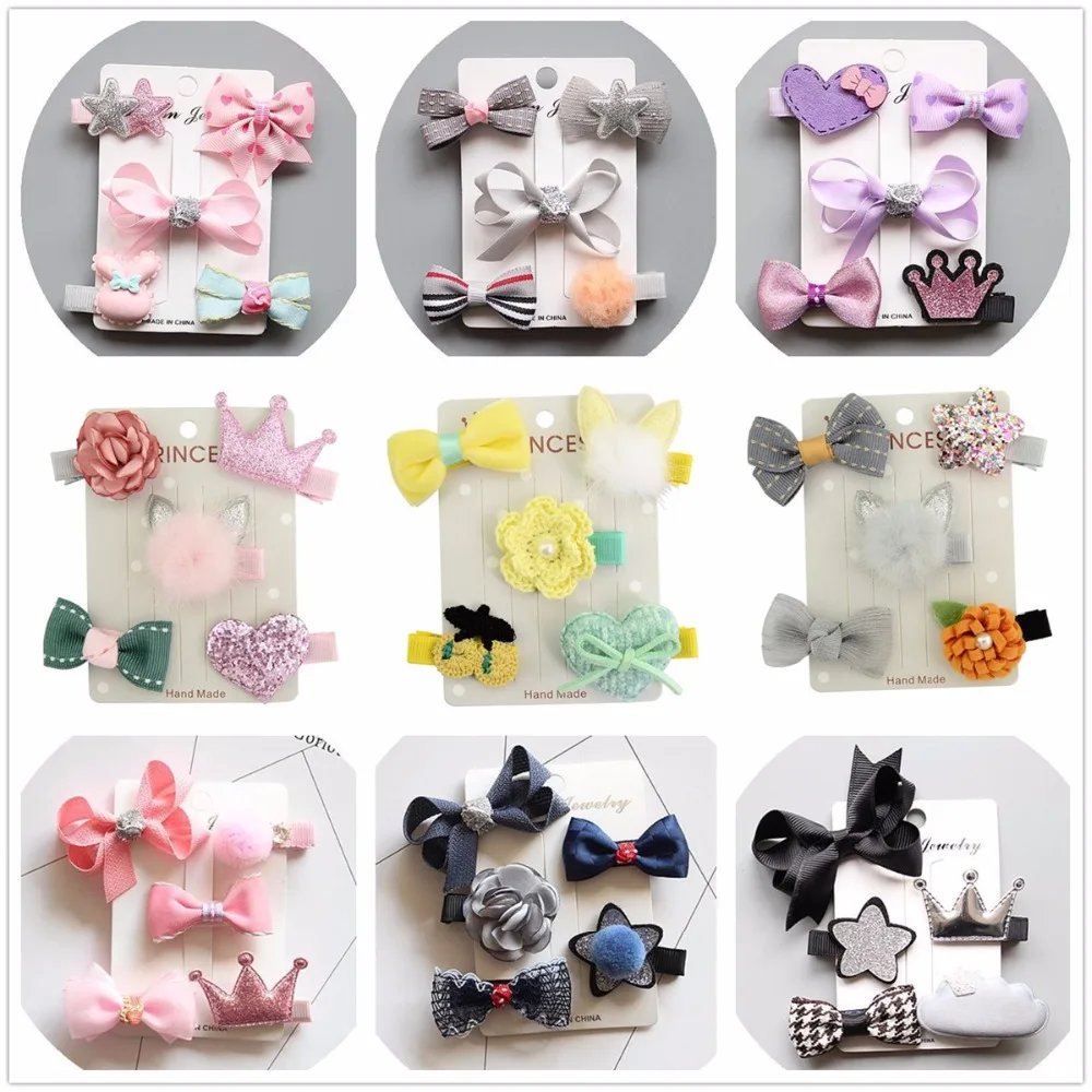 kawaii hair accessories bows for children clips tiara headdress girl hairclip hairpin hair