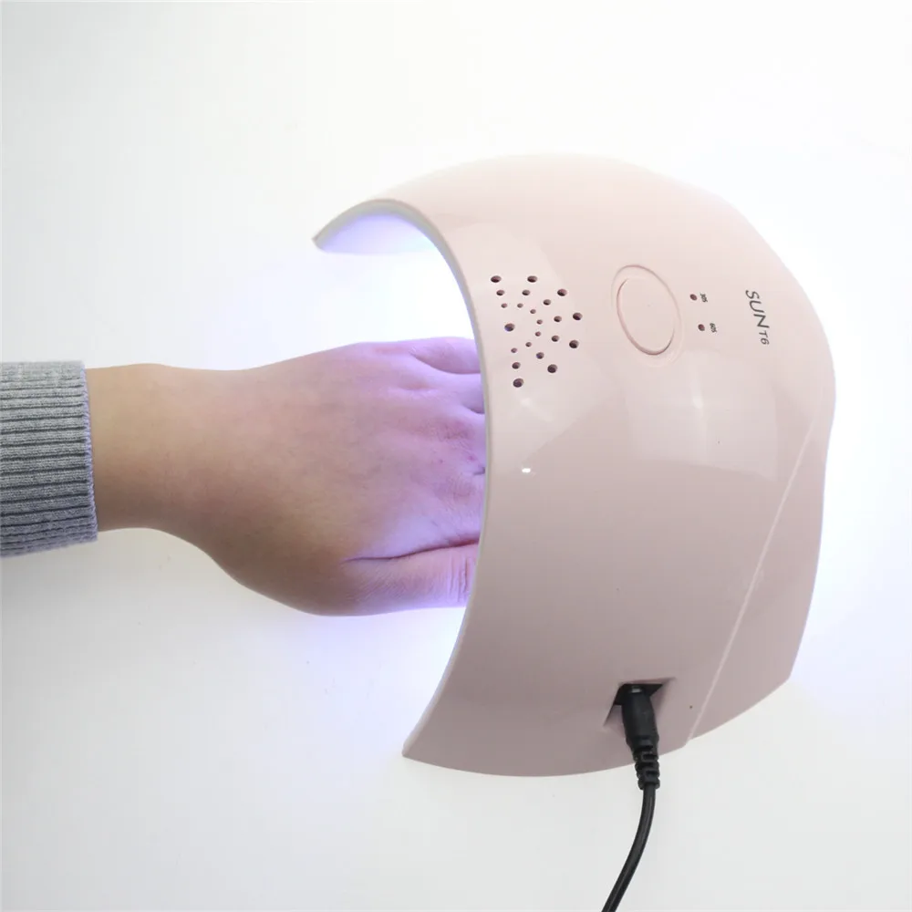 

2018 New UV Lamp LED Lamps Nail Dryer 24W Professional led Lamp for Curing Nail Polish 30s/60s Timing Smart Nail Art Equipment