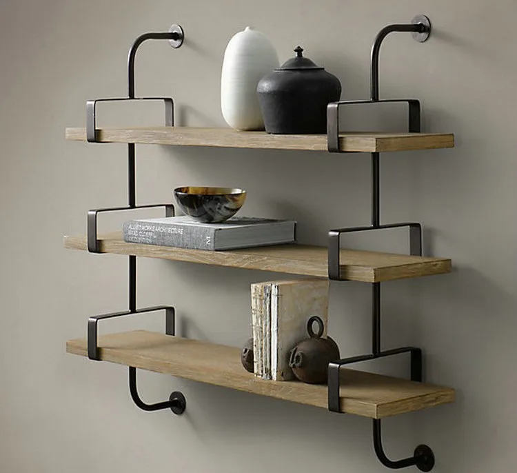 Ikea Solid Wood Wall Shelf Racks Set Top Box Frame Hanging Ikea Solid Wood Wall Shelf Racks Set Top Box Frame Hanging Shelves Bulkhead Bookcase American Furniture In Swivel Plates From Home Improvement On