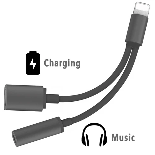 Aliexpress.com : Buy POMER 2 in 1 Earphone Jack Connector Convertor Charging Cable For iPhone 7 
