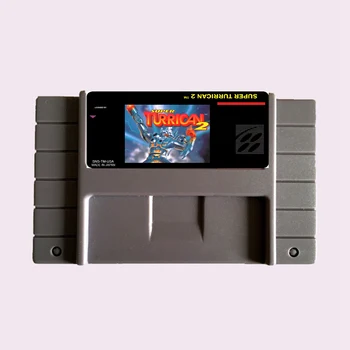 

High Quality 16 Bit Super turrican 2 NTSC Big Gray Game Card For USA Version Game Player