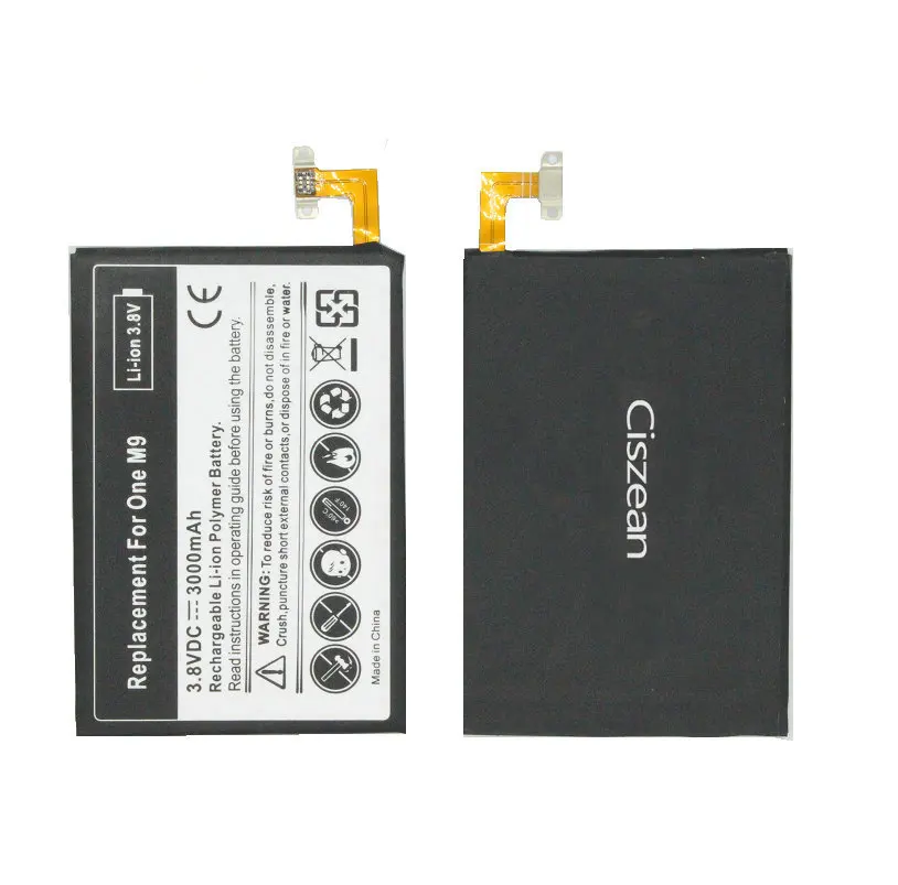 Ciszean 1x3000mAh B0PGE100 / BOPGE100 сменная батарея для HTC One M9 + M9W Plus M9pt Hima Ultra 0PJA10 0PJA13|battery for|battery