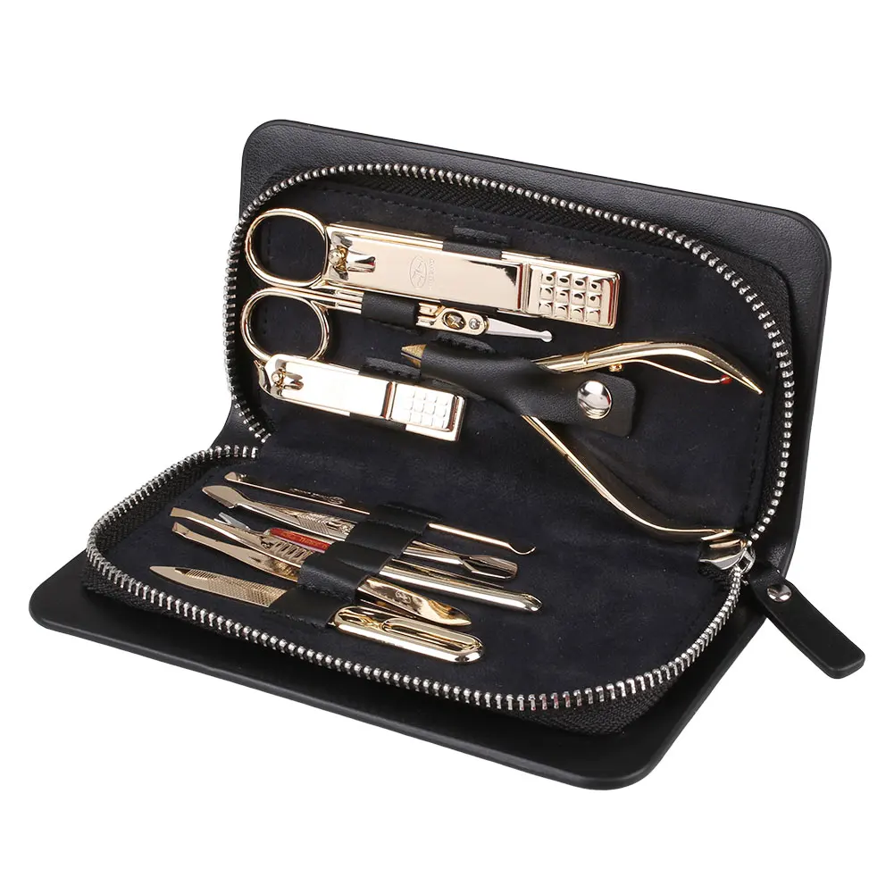 9pcs/Set Nail Care Tools Kits Repair Grooming Cutter Pedicure Manicure