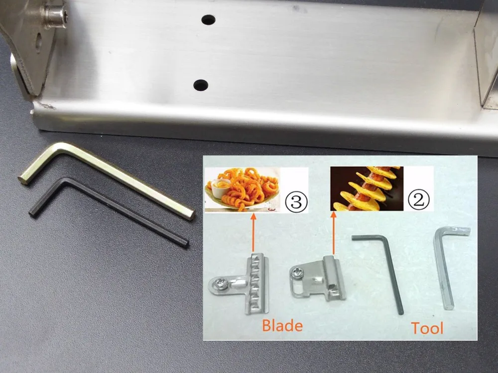Munual машинка для спиральной нарезки картофеля инструменты для овощей из нержавеющей стали крученый Торнадо машина для картофеля, спиральная картофелерезки кухонный комбайн