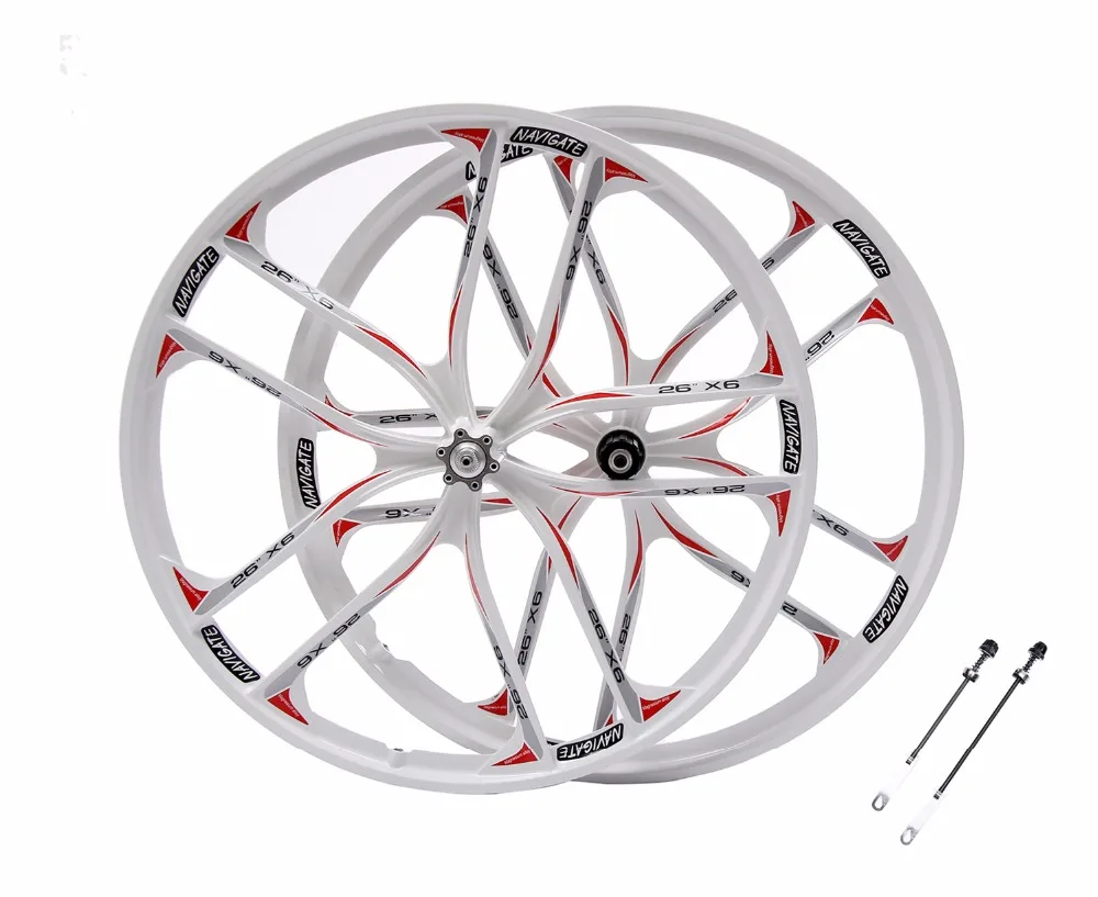 Excellent 5 spokes mountain bike wheels magnesium alloy wheel 27.5" inches Mountain Bicycle Wheel parts bike rims 2