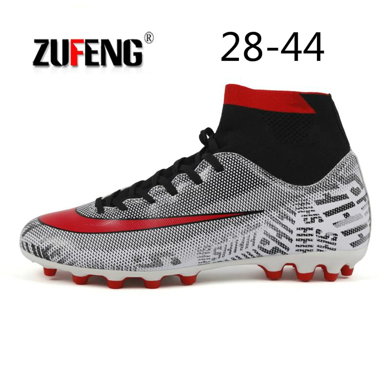 V-Do Anti-Slip Football Shoes with Cleats for Men Soccer Shoes Outdoor Youth Boys Trainers Turf