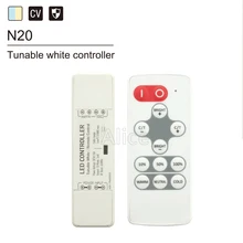 New DC5-24V single color/CCT/RGB/RGBW wireless RF remote controller Nano for led strip light