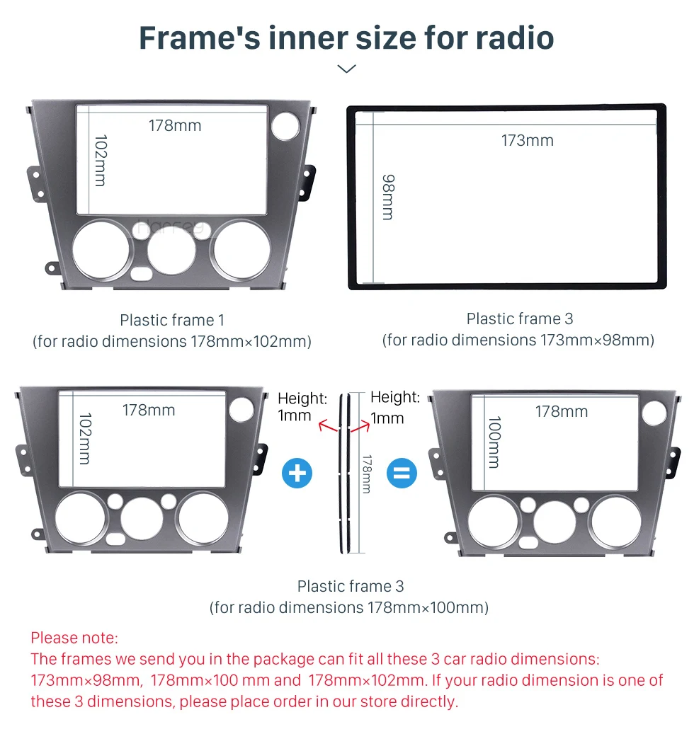 Harfey автомобиль 2Din тире Авторадио фасции монтажный комплект рамка стерео фитинг для Subaru Legacy Outback левая рука 2005-2009 CD пластина комплект